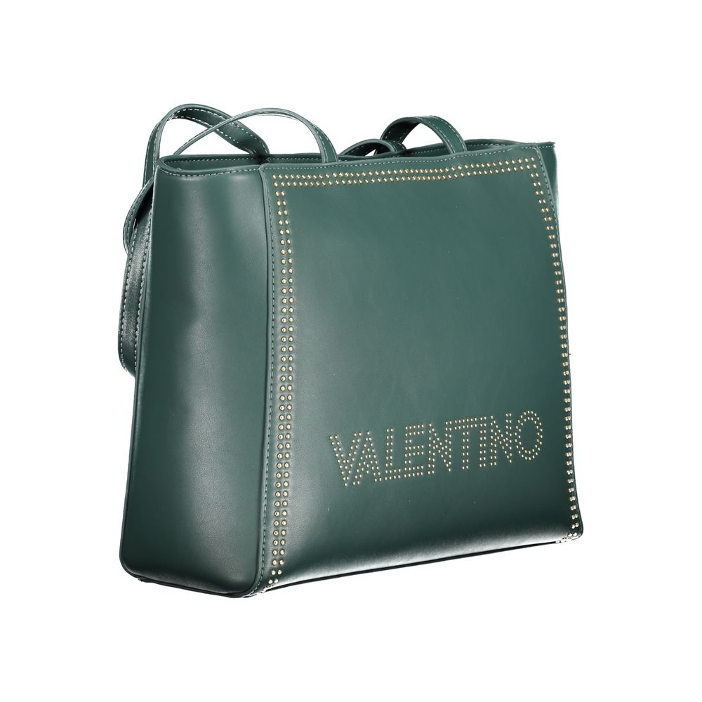 Green Polyethylene Women Handbag