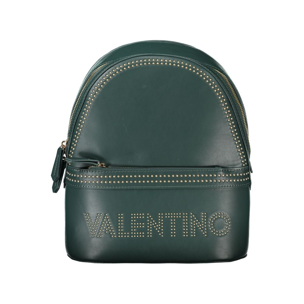 Green Polyethylene Women Backpack