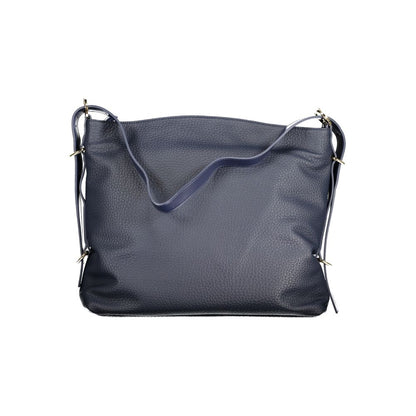 Blue Polyethylene Women Handbag