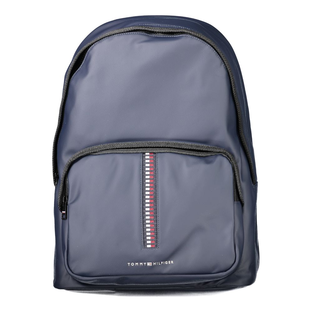 Blue Polyethylene Men Backpack