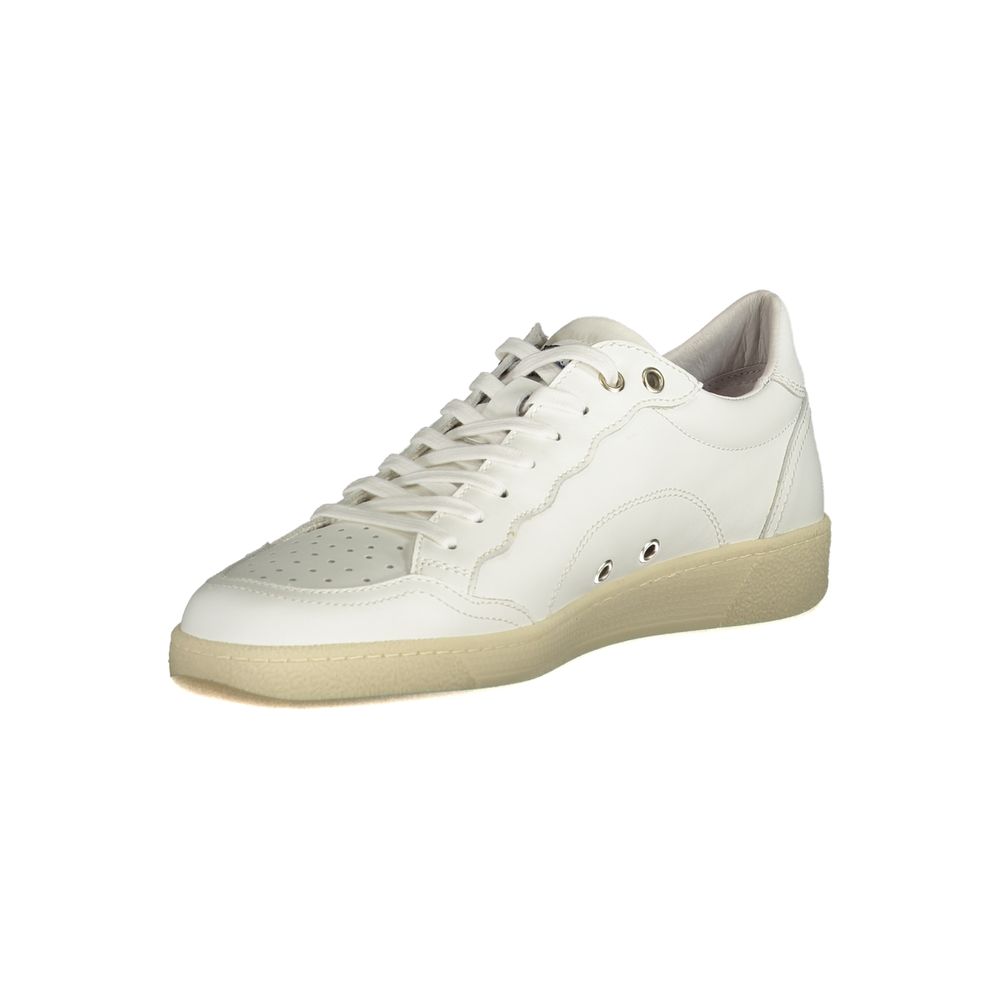 White Leather Men Sneaker