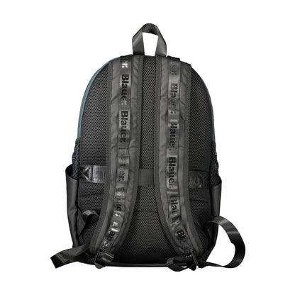 Green Polyester Men Backpack