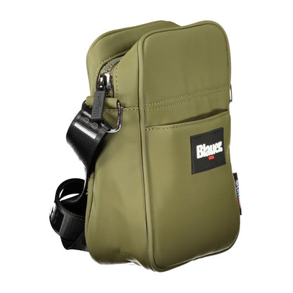 Green Polyester Men Shoulder Bag