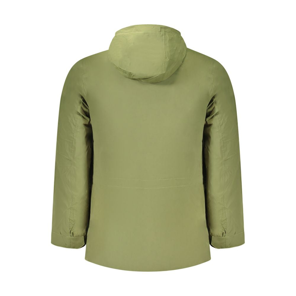 Green Nylon Men's Jacket