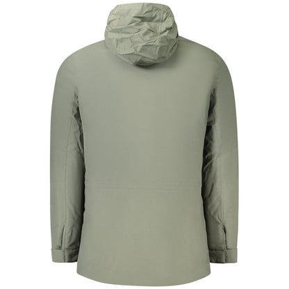 Green Polyamide Men Jacket