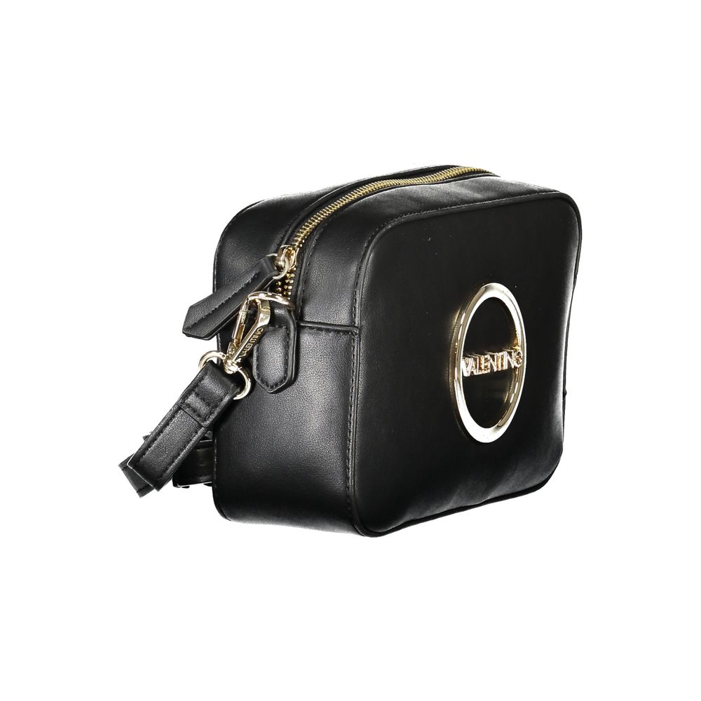 Black Polyethylene Women Handbag