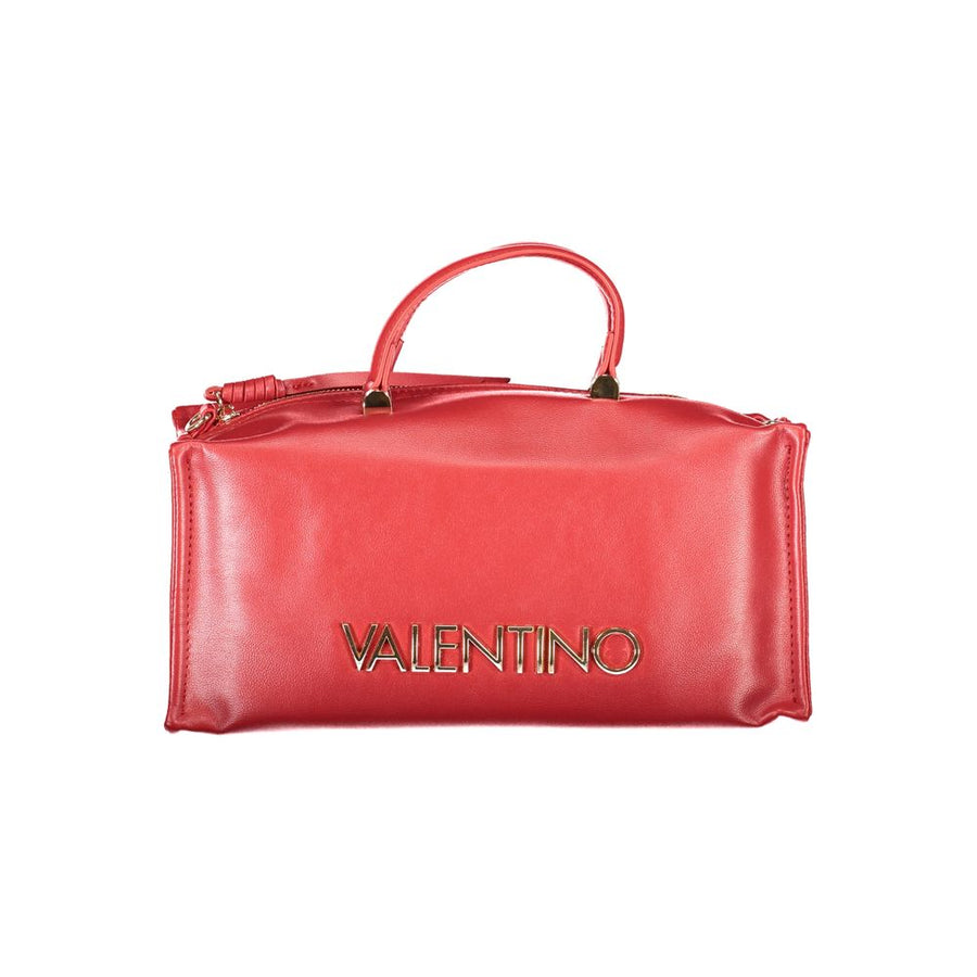 Red Polyethylene Women Handbag