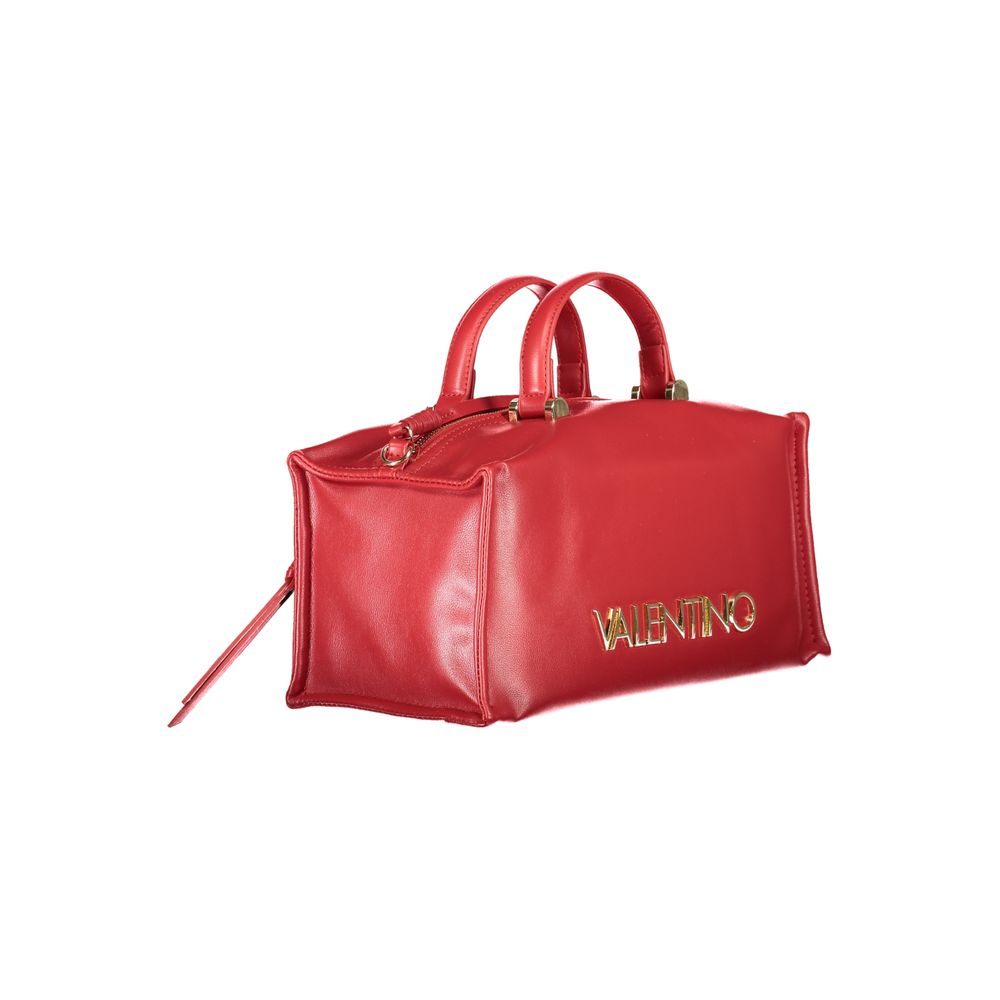 Red Polyethylene Women Handbag