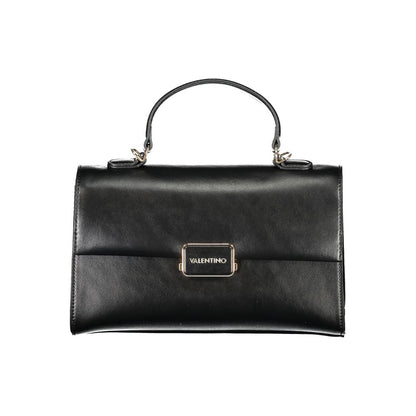 Black Polyethylene Women Handbag