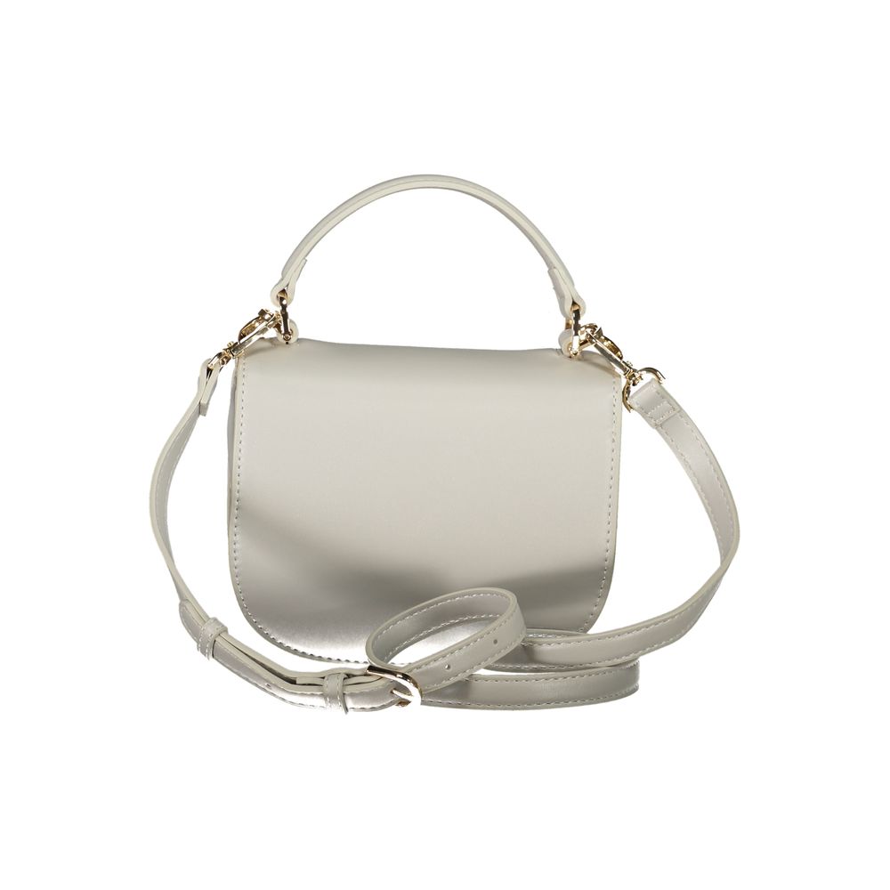 Gray Polyethylene Women Handbag