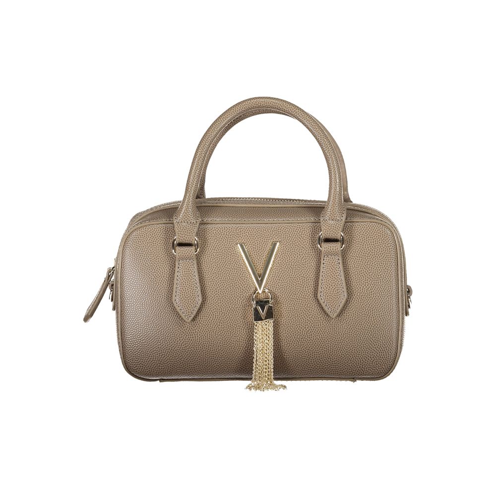 Brown Polyethylene Women Handbag