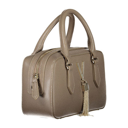 Brown Polyethylene Women Handbag