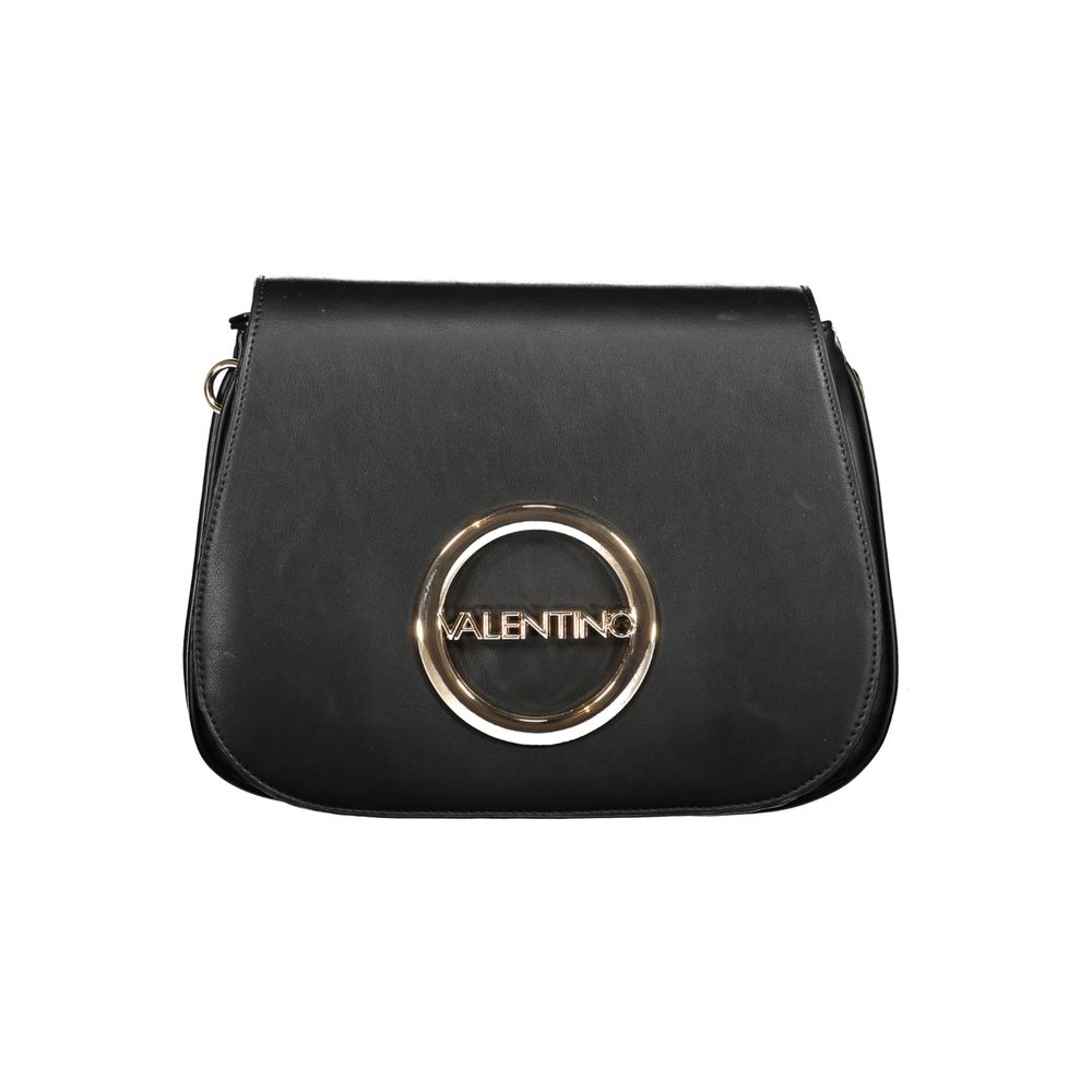 Black Polyethylene Women Handbag