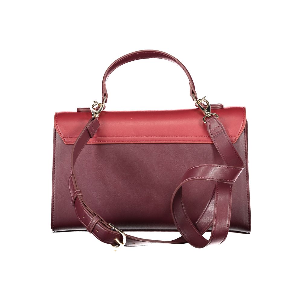 Red Polyethylene Women Handbag