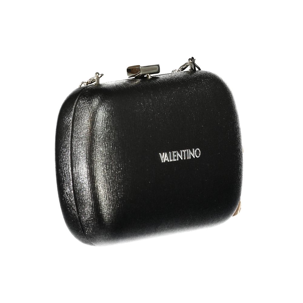 Black Polyethylene Women Handbag