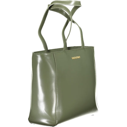 Green Polyethylene Women Handbag