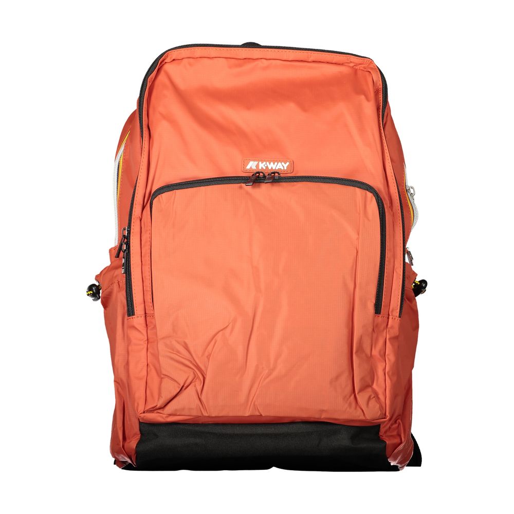 Red Polyamide Men Backpack