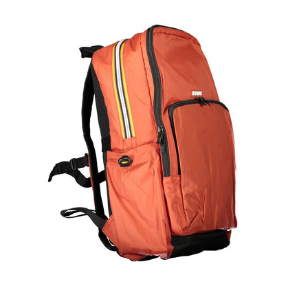 Red Polyamide Men Backpack