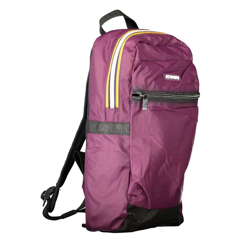 Purple Polyamide Men Backpack