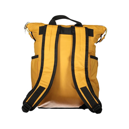 Yellow Polyamide Women Backpack