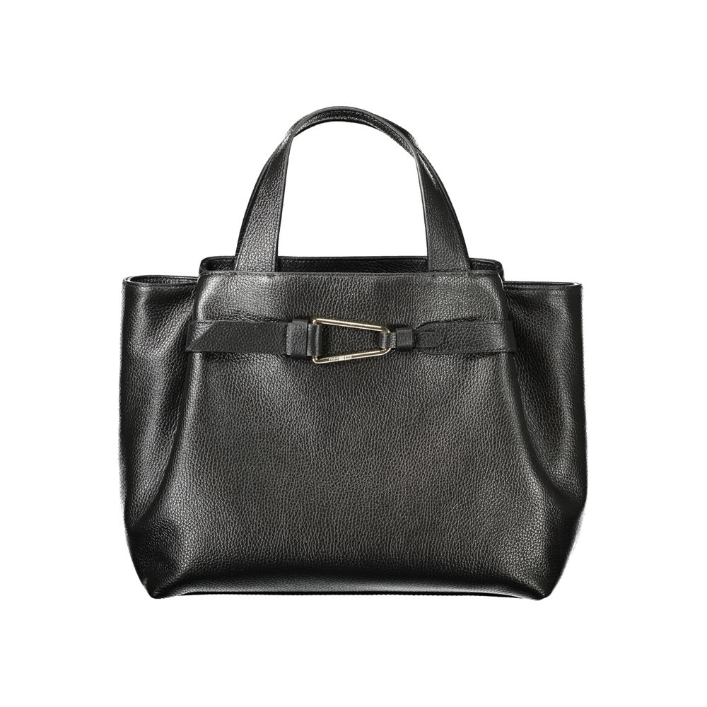 Black Leather Women Handbag