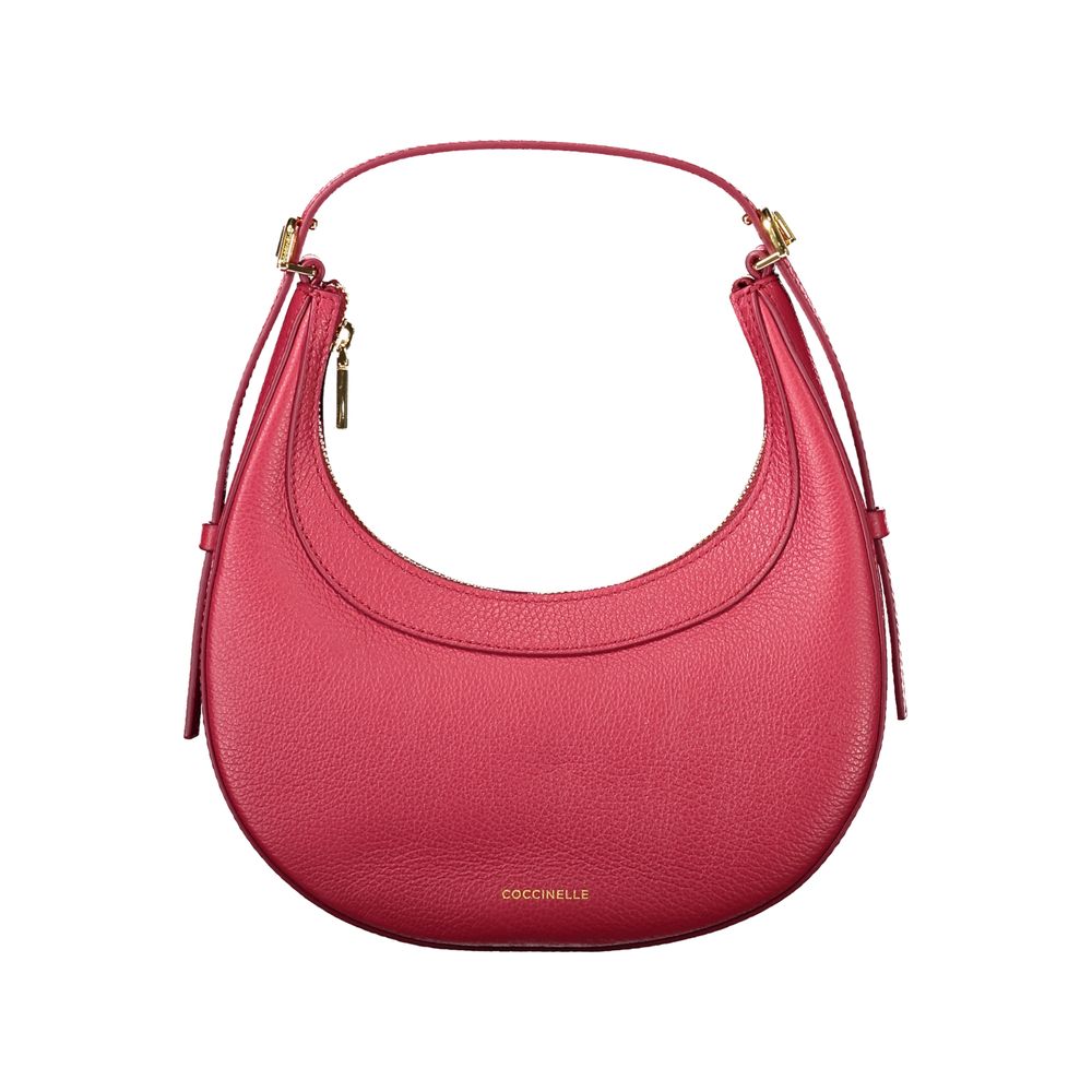 Red Leather Women Handbag