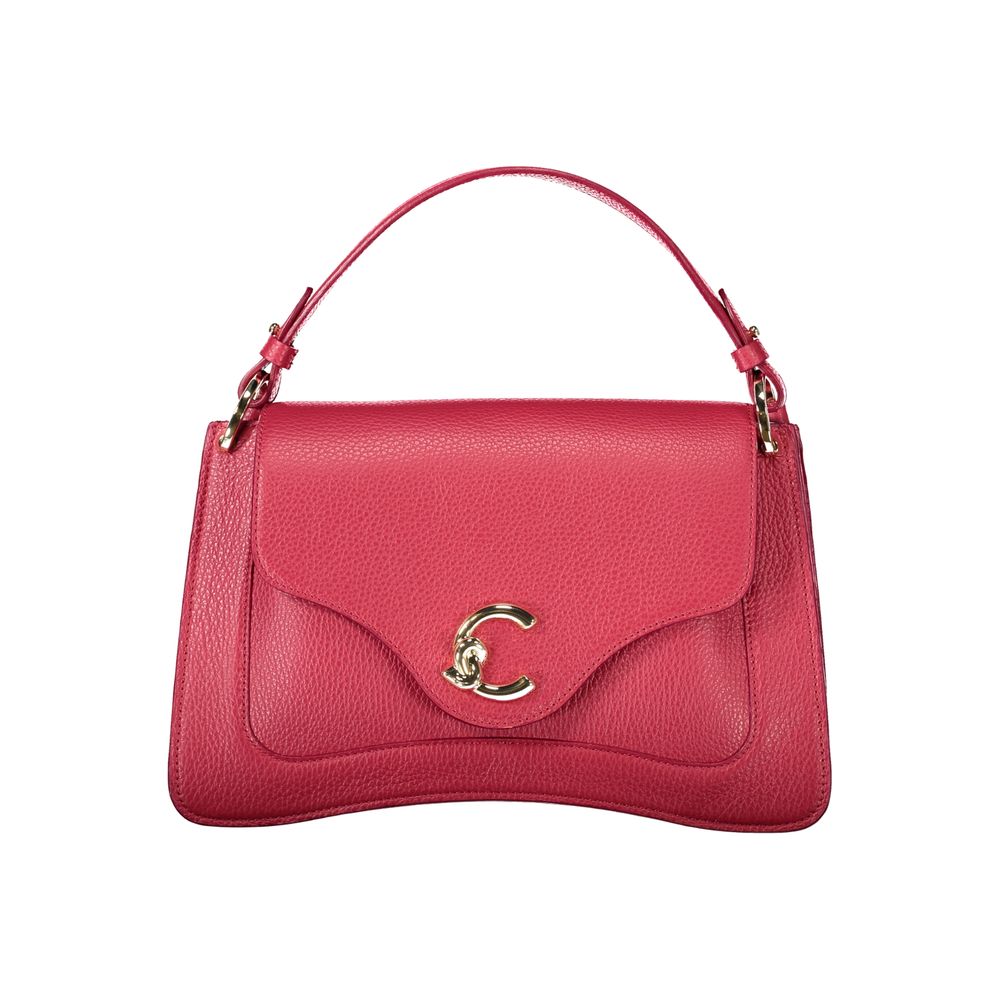 Red Leather Women Handbag