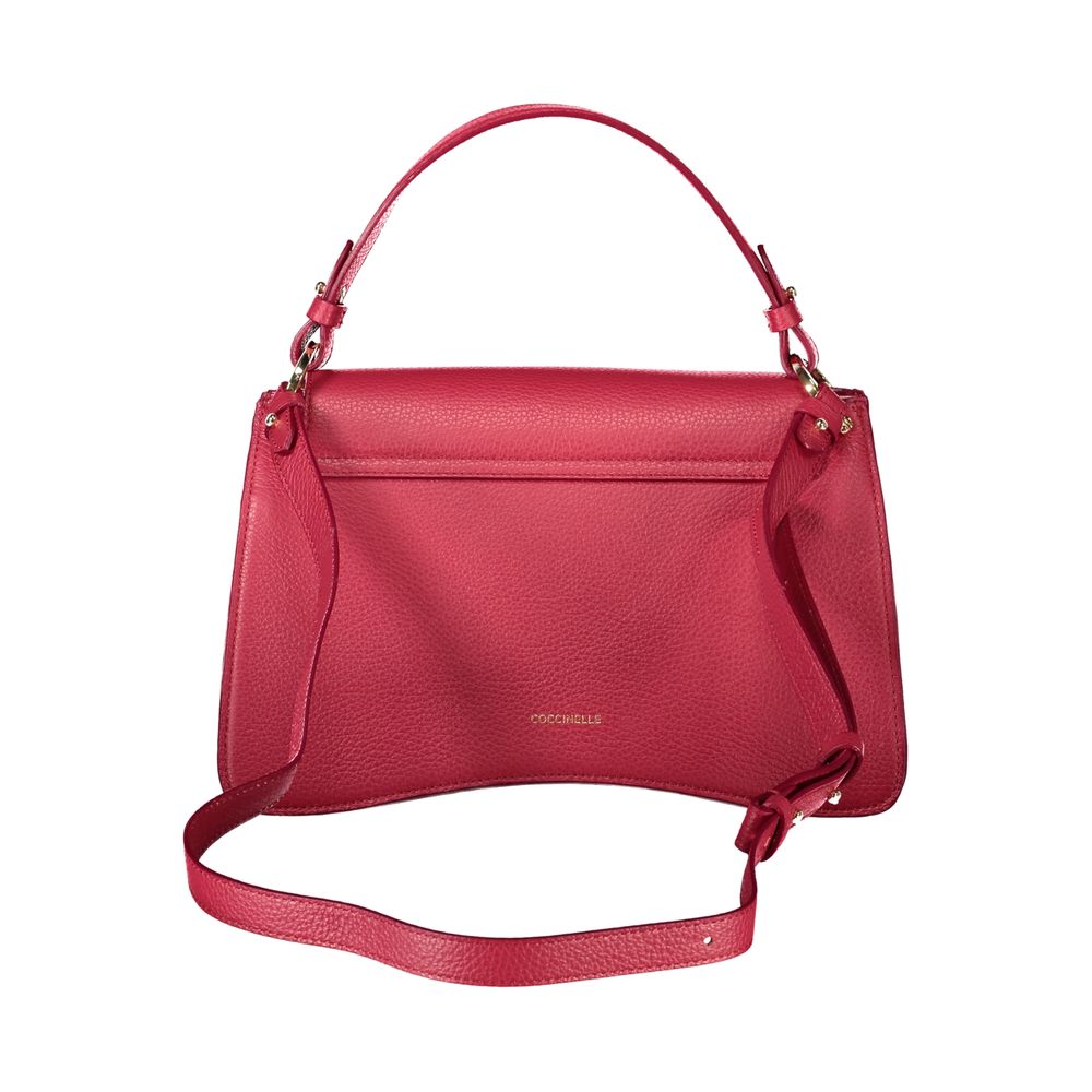 Red Leather Women Handbag