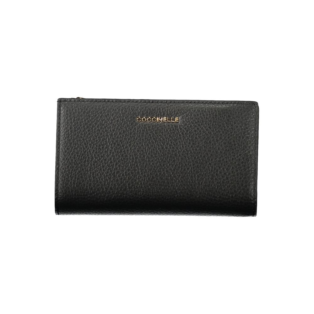 Black Leather Women Wallet