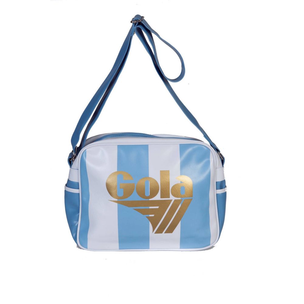 Light Blue Fabric Handbag