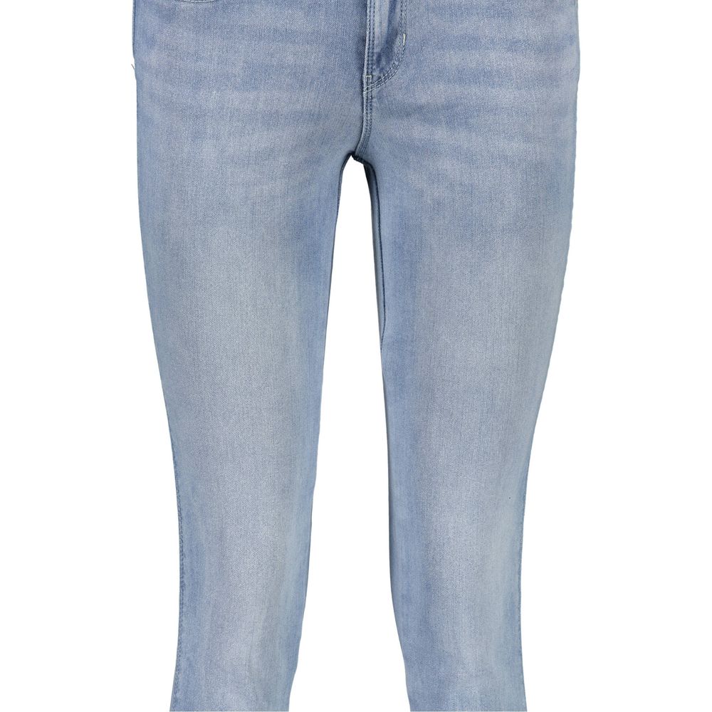 Light Blue Cotton Women Jeans