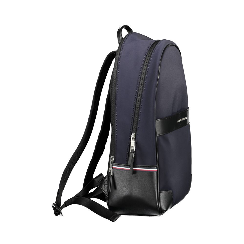 Blue Polyethylene Men Backpack