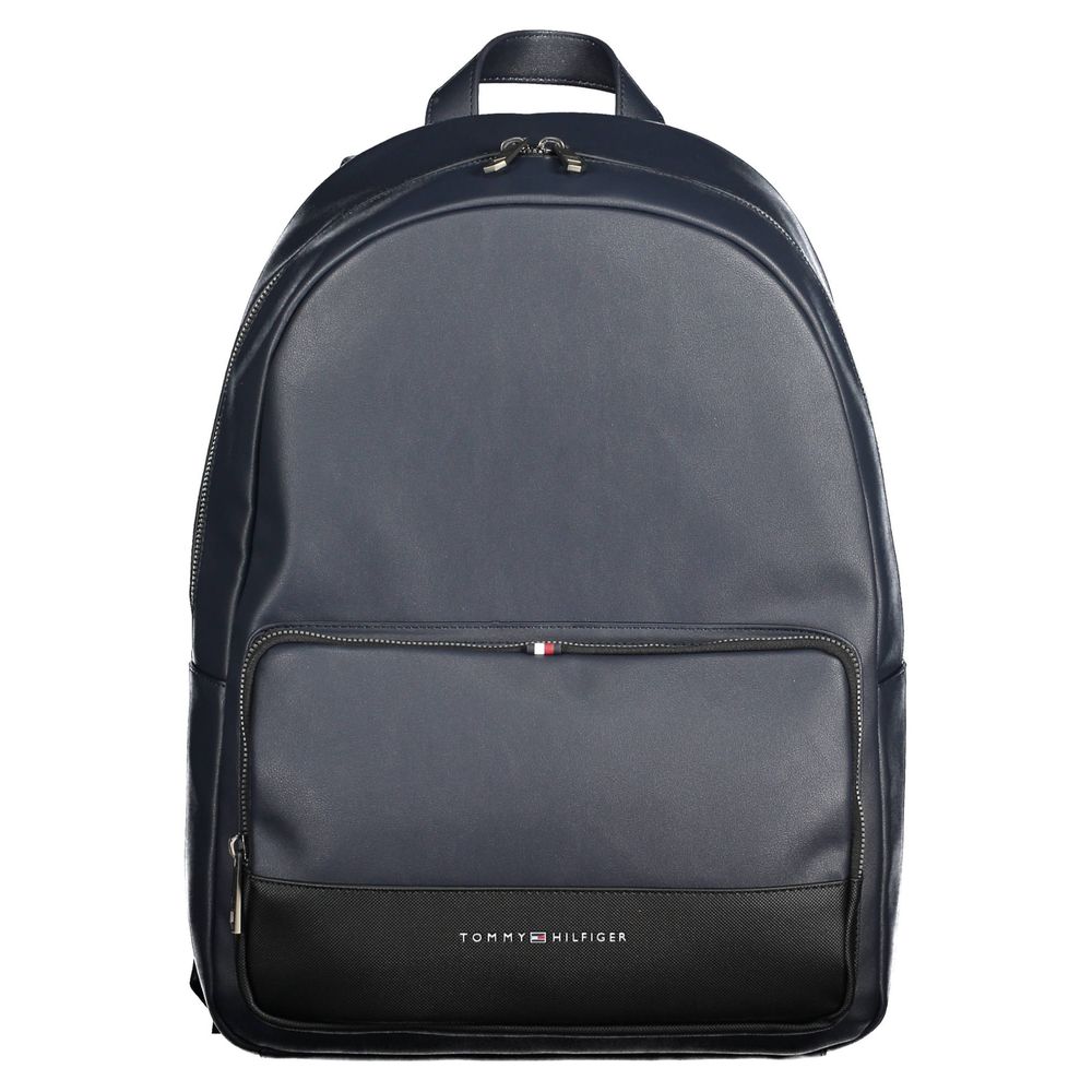 Blue Polyethylene Men Backpack