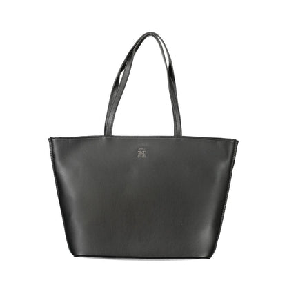 Black Polyester Handbag