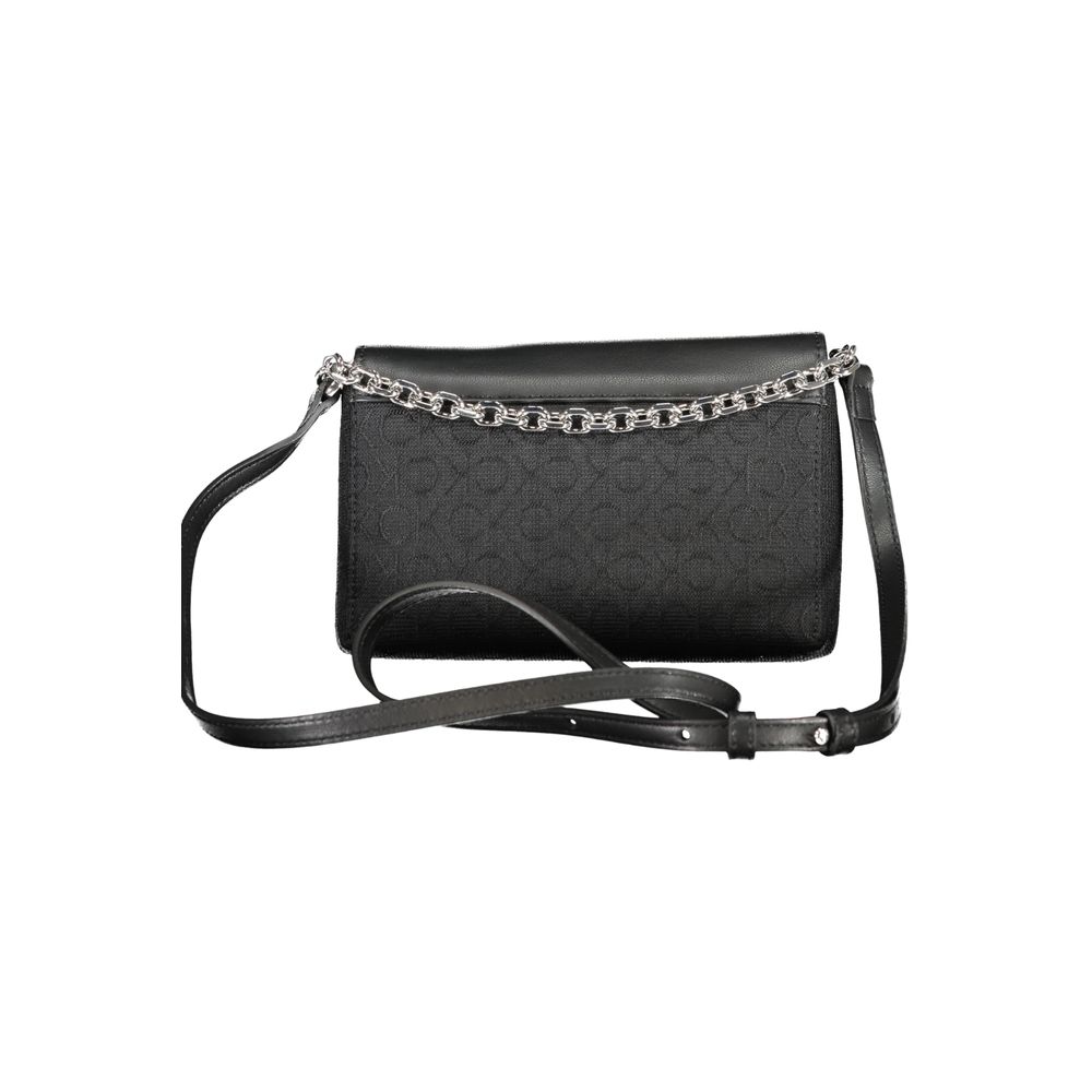 Black Polyester Handbag