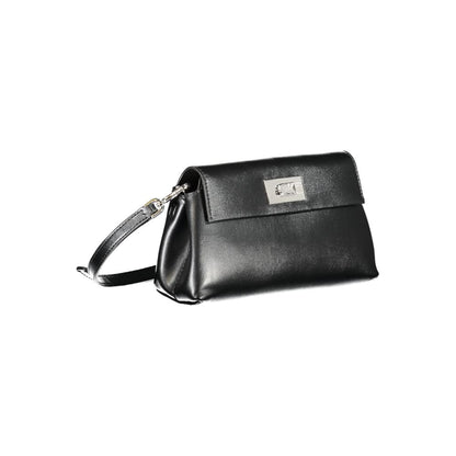 Black Polyester Handbag