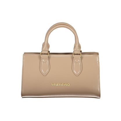 Brown Polyethylene Women Handbag