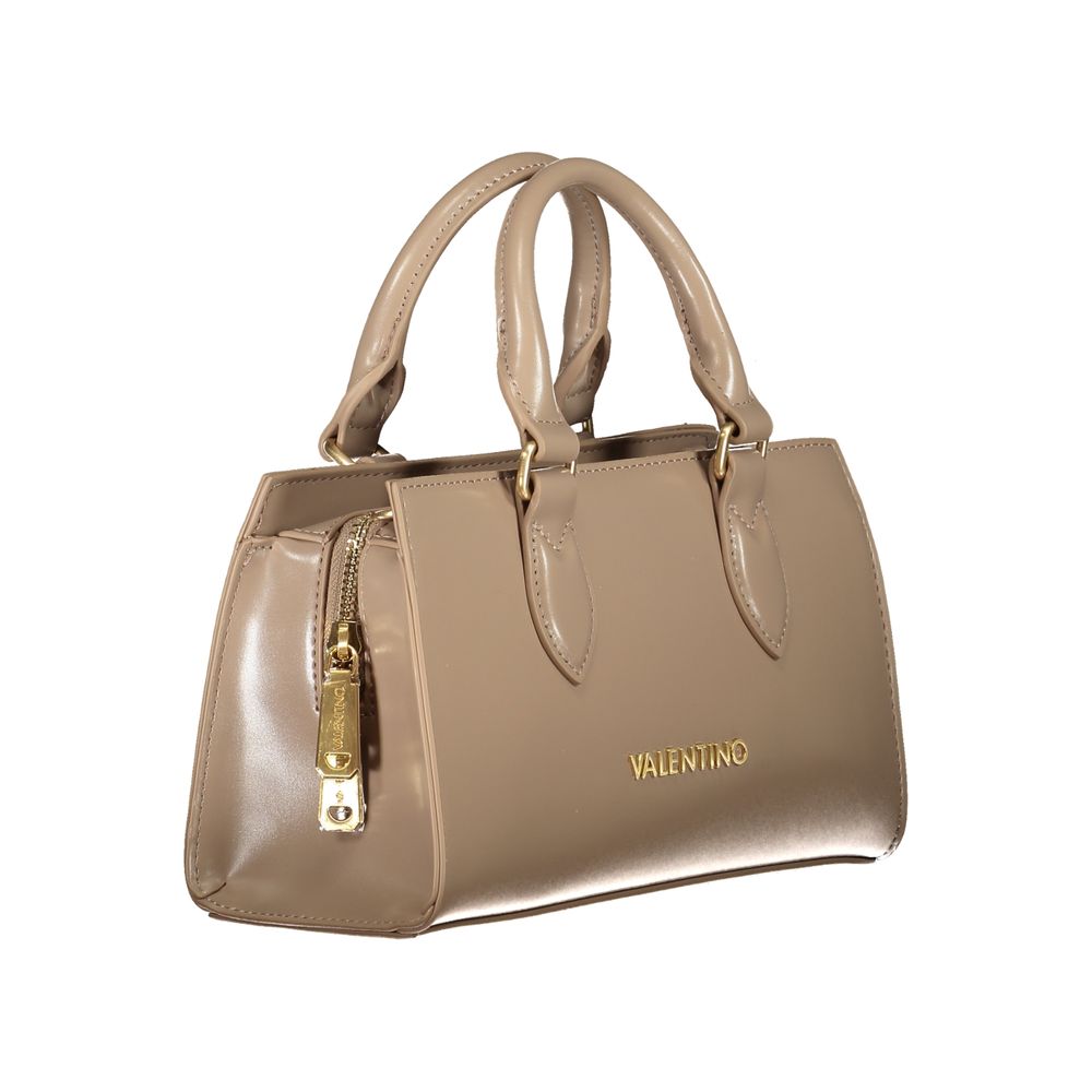 Brown Polyethylene Women Handbag