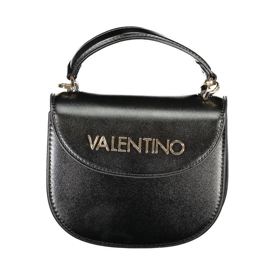 Black Polyethylene Women Handbag