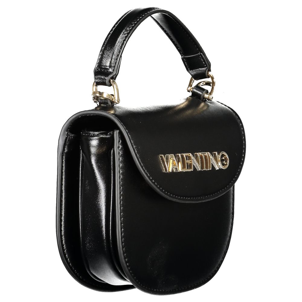 Black Polyethylene Women Handbag