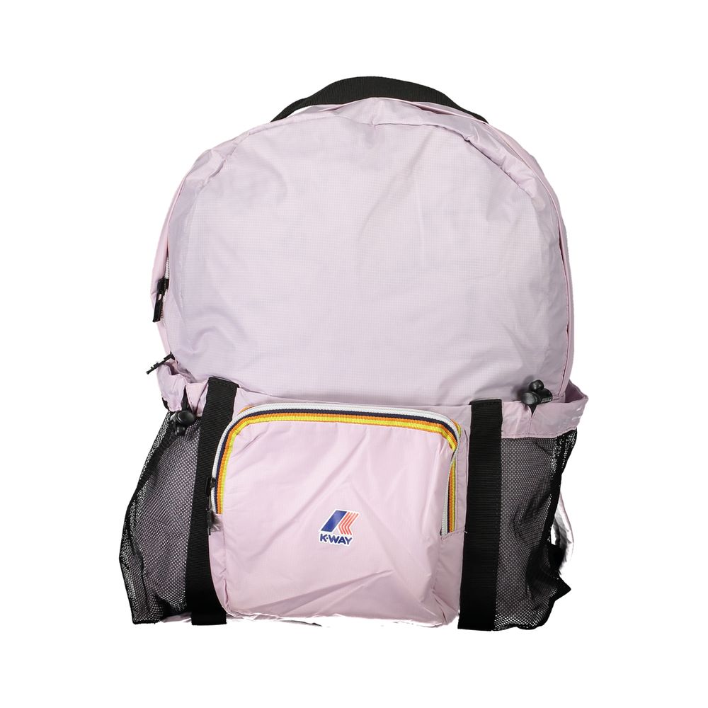 Pink Polyamide Women Backpack