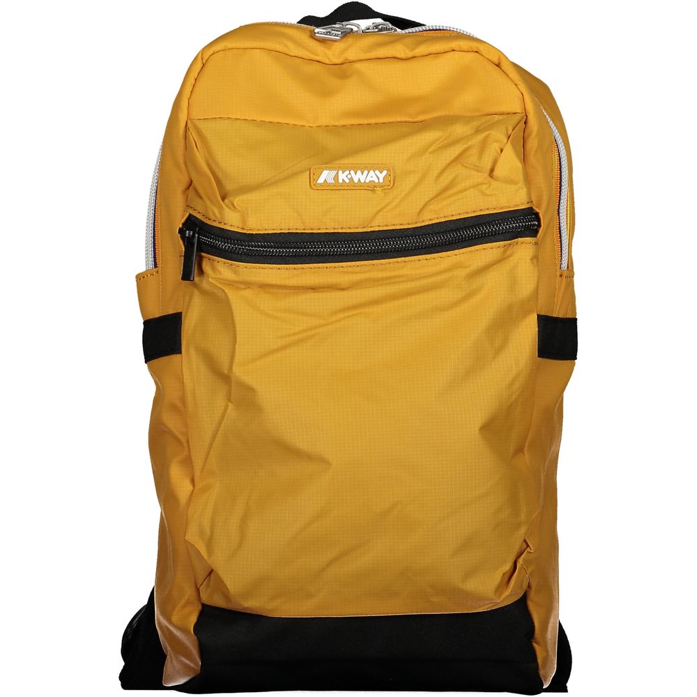 Yellow Polyamide Women Backpack