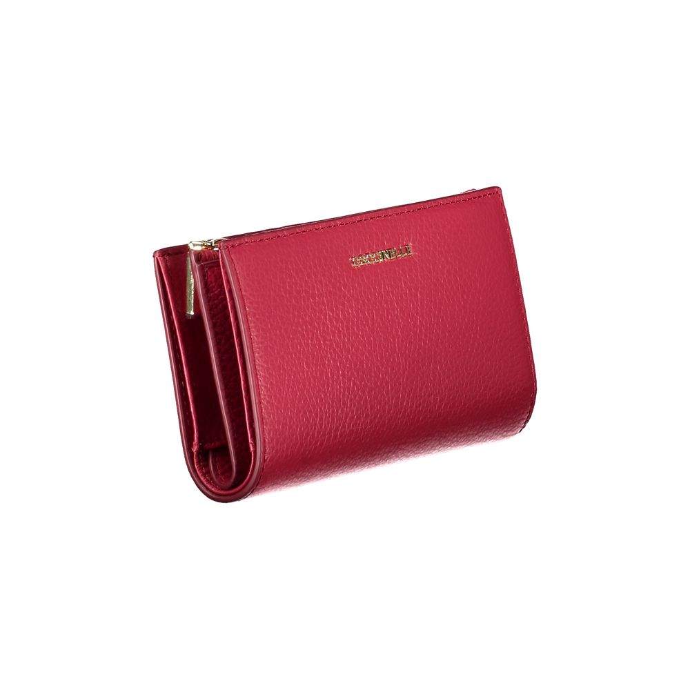 Red Leather Women Wallet