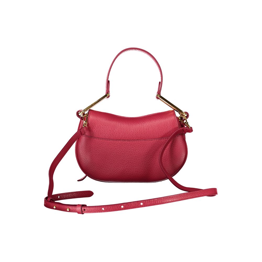 Red Leather Women Handbag