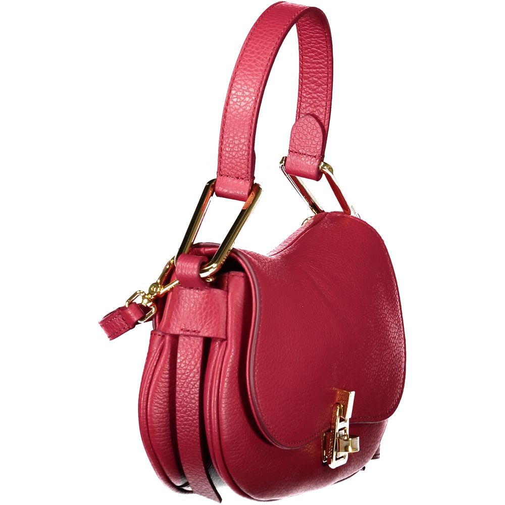 Red Leather Women Handbag