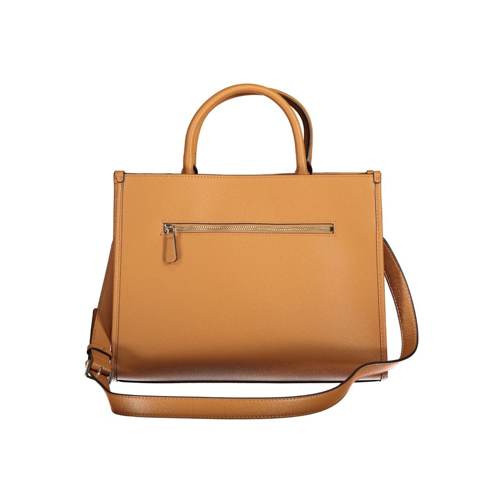 Brown Polyethylene Handbag