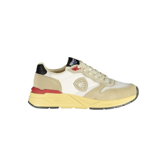 Beige Polyester Men Sneaker