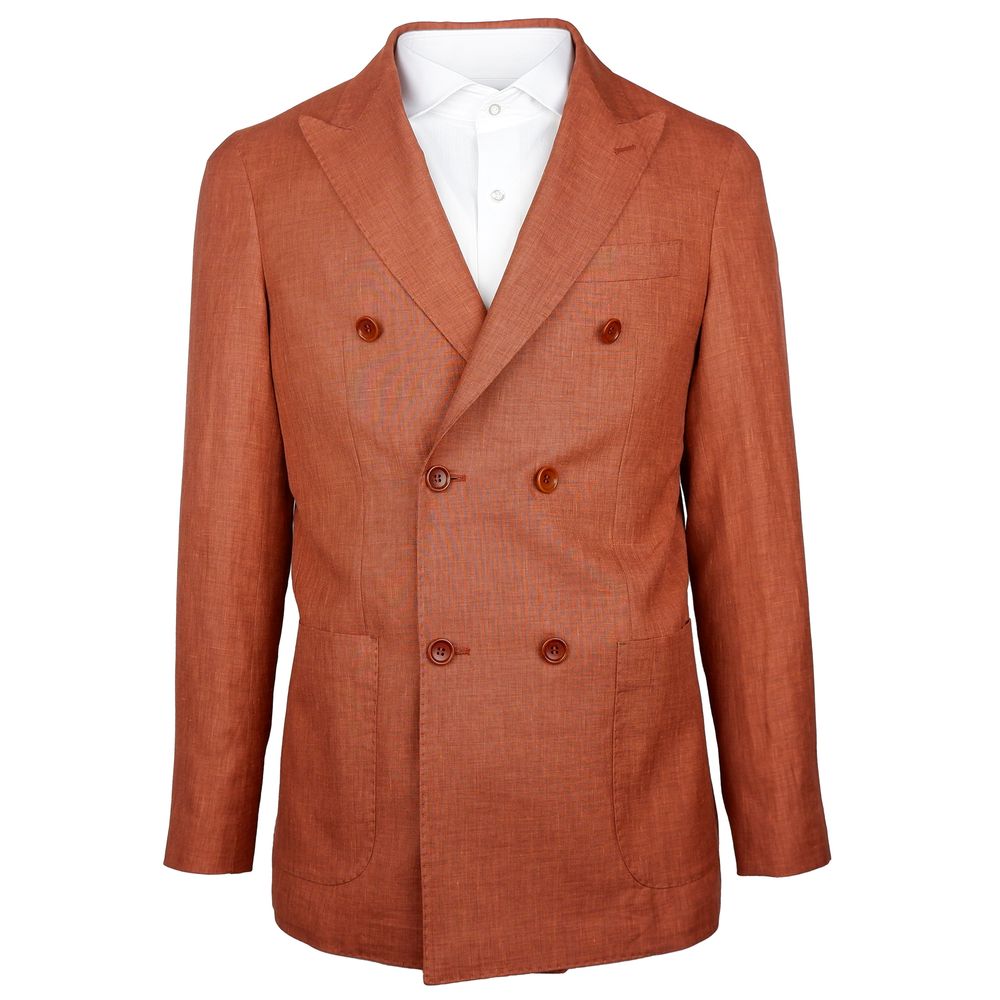 Brown Linen Blazer