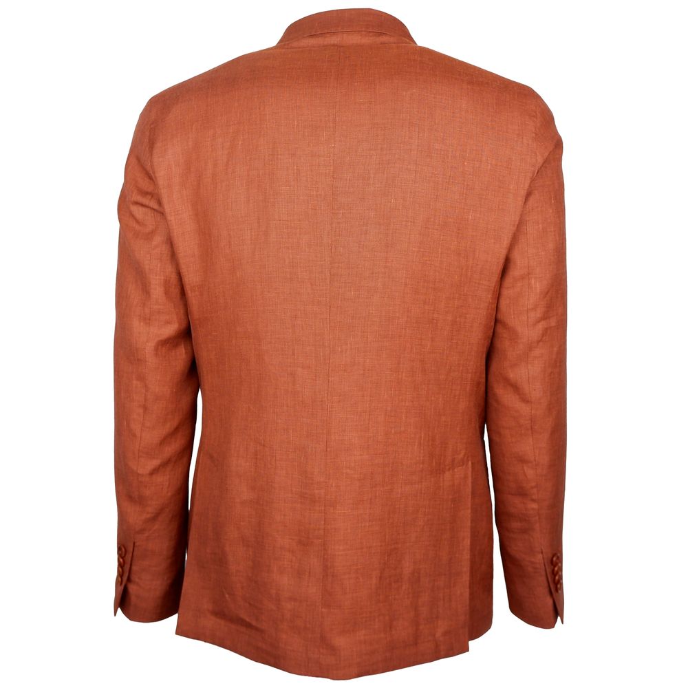 Brown Linen Blazer