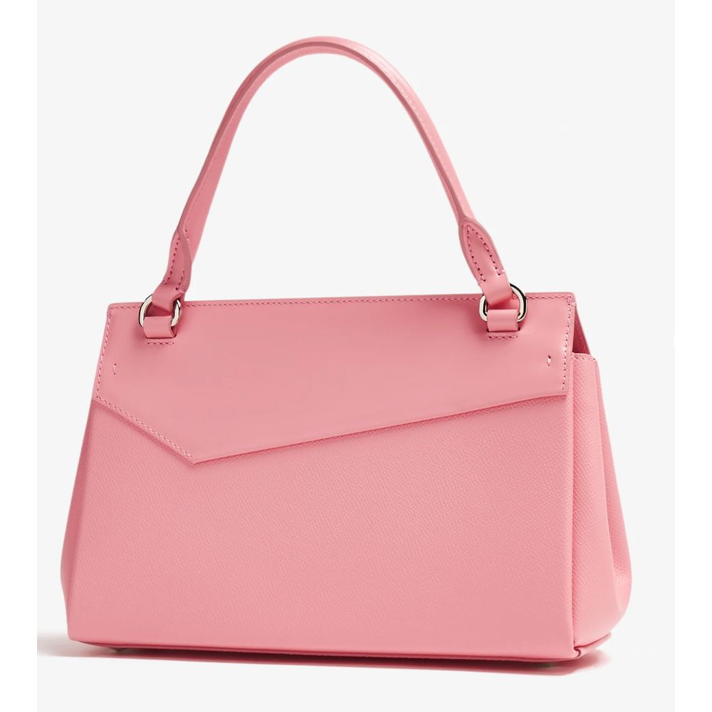 Pink Leather Crossbody Bag